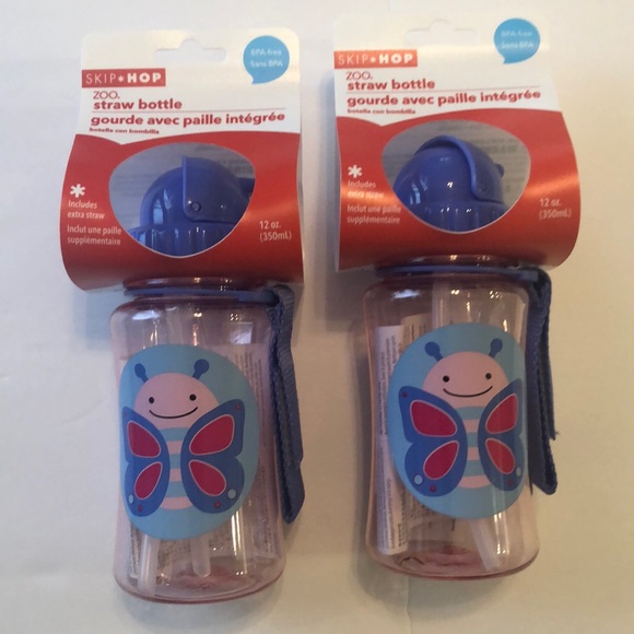 ✨New✨ Skip Hop Straw Bottle - Picture 1 of 5